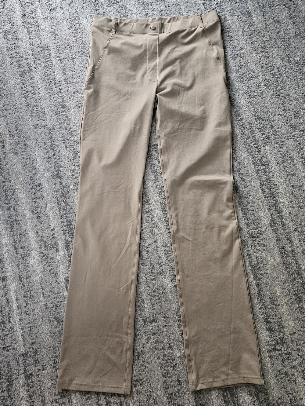 NWT - Yogipace Khaki Stretchy Yoga Pant Trousers, Size XL (Tall)